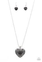 Load image into Gallery viewer, oak-sisters-jewelry-wholeheartedly-whimsical-black-necklace-paparazzi-accessories-by-lisa