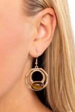 Load image into Gallery viewer, Paparazzi 🔆 Terrestrial Retreat - Brown Earrings