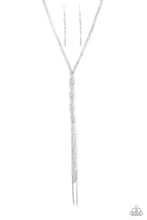 Load image into Gallery viewer, oak-sisters-jewelry-impressively-icy-white-necklace-paparazzi-accessories-by-lisa
