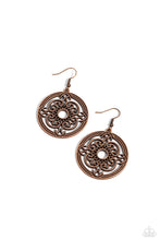 Load image into Gallery viewer, oak-sisters-jewelry-mandala-meditation-copper-earrings-paparazzi-accessories-by-lisa