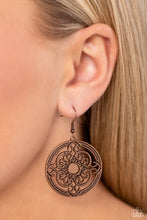 Load image into Gallery viewer, Paparazzi 🔆 Mandala Meditation - Copper Earrings