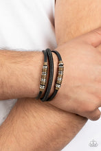 Load image into Gallery viewer, Paparazzi 🔆 Treasure Tracker - Black Bracelet