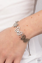 Load image into Gallery viewer, Paparazzi 🔆 Put a WING on It - Silver Bracelet