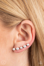 Load image into Gallery viewer, Paparazzi 🔆 Drop-Top Attitude - White Post Earrings