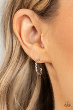 Load image into Gallery viewer, Paparazzi π Irresistibly Intertwined - Silver Earrings