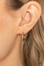 Load image into Gallery viewer, Paparazzi π Small-Scale Shimmer - Gold Earrings