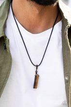 Load image into Gallery viewer, Paparazzi 🔆 Comes Back ZEN-fold - Brown Necklace