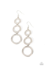 Load image into Gallery viewer, oak-sisters-jewelry-shimmering-in-circles-white-earrings-paparazzi-accessories-by-lisa