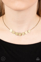 Load image into Gallery viewer, Paparazzi 🔆 Slimmer Glimmer - Brass Necklace