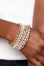 Load image into Gallery viewer, Paparazzi 🔆 ICE Knowing You - Rose Gold Bracelet