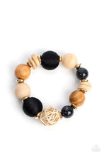 Load image into Gallery viewer, oak-sisters-jewelry-happily-homespun-black-bracelet-paparazzi-accessories-by-lisa