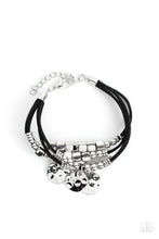 Load image into Gallery viewer, oak-sisters-jewelry-token-trek-black-bracelet-paparazzi-accessories-by-lisa
