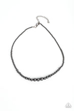 Load image into Gallery viewer, oak-sisters-jewelry-beg-borrow-or-steel-black-paparazzi-accessories-by-lisa