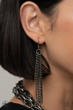 Load image into Gallery viewer, Paparazzi π SCARFed for Attention - Gunmetal Necklace