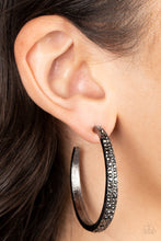 Load image into Gallery viewer, Paparazzi 🔆 Tick, Tick, Boom! - Black Earrings