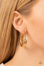 Load image into Gallery viewer, Paparazzi 🔆 CONTOUR de Force - Gold Earrings