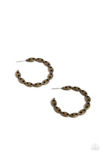 Load image into Gallery viewer, oak-sisters-jewelry-impressive-innovation-brass-earrings-paparazzi-accessories-by-lisa