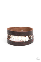 Load image into Gallery viewer, oak-sisters-jewelry-tropical-trek-white-bracelet-paparazzi-accessories-by-lisa