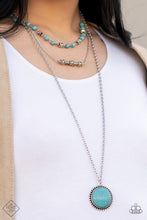 Load image into Gallery viewer, Paparazzi 🔆 Sahara Symphony - Blue Necklace