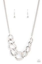 Load image into Gallery viewer, oak-sisters-jewelry-bombshell-bling-white-necklace-paparazzi-accessories-by-lisa
