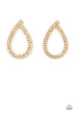 Load image into Gallery viewer, oak-sisters-jewelry-diva-dust-gold-post earrings-paparazzi-accessories-by-lisa