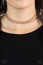 Load image into Gallery viewer, Paparazzi 🔆 Glitter and Gossip - Gold Necklace