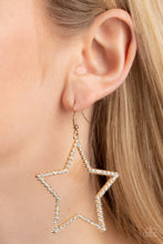 Load image into Gallery viewer, Paparazzi 🔆 Supernova Sparkle - Gold Earrings