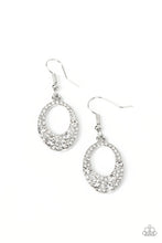 Load image into Gallery viewer, oak-sisters-jewelry-showroom-sizzle-white-earrings-paparazzi-accessories-by-lisa