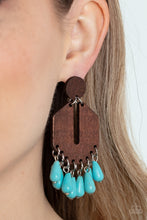 Load image into Gallery viewer, Paparazzi 🔆 Western Retreat - Blue Post Earrings