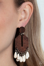 Load image into Gallery viewer, Paparazzi 🔆 Western Retreat - White Post Earrings