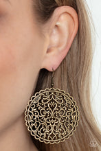 Load image into Gallery viewer, Paparazzi 🔆 The Whole Nine VINEYARDS - Brass Earrings
