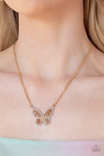 Load image into Gallery viewer, Paparazzi 🔆 Baroque Butterfly - Gold Necklace
