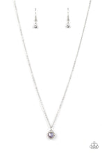 Load image into Gallery viewer, oak-sisters-jewelry-a-little-lovestruck-purple-necklace-paparazzi-accessories-by-lisa