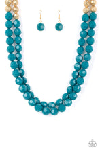 Load image into Gallery viewer, oak-sisters-jewelry-greco-getaway-blue-necklace-paparazzi-accessories-by-lisa