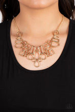 Load image into Gallery viewer, Paparazzi 🔆 Geometric Grit - Gold Necklace