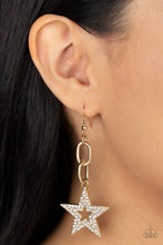 Load image into Gallery viewer, Paparazzi 🔆 Cosmic Celebrity - Gold Earrings