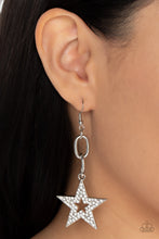 Load image into Gallery viewer, Paparazzi 🔆 Cosmic Celebrity - White Earrings