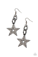 Load image into Gallery viewer, oak-sisters-jewelry-cosmic-celebrity-black-earrings-paparazzi-accessories-by-lisa