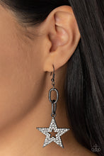 Load image into Gallery viewer, Paparazzi 🔆 Cosmic Celebrity - Black Earrings