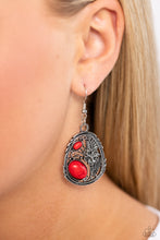 Load image into Gallery viewer, Paparazzi 🔆 Hibiscus Harvest - Red Earrings