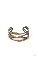Load image into Gallery viewer, oak-sisters-jewelry-line-it-up-brass-bracelet-paparazzi-accessories-by-lisa