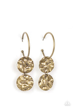 Load image into Gallery viewer, oak-sisters-jewelry-sending-shock-waves-brass-earrings-paparazzi-accessories-by-lisa