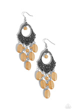 Load image into Gallery viewer, oak-sisters-jewelry-botanical-escape-brown-earrings-paparazzi-accessories-by-lisa