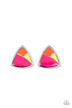 Load image into Gallery viewer, oak-sisters-jewelry-kaleidoscopic-collision-multi-post earrings-paparazzi-accessories-by-lisa