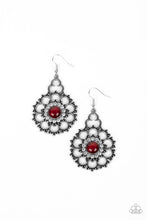 Load image into Gallery viewer, oak-sisters-jewelry-floral-renaissance-red-paparazzi-accessories-by-lisa