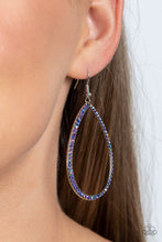 Load image into Gallery viewer, Paparazzi 🔆 Black Tie Optional - Blue Earrings