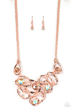 Load image into Gallery viewer, oak-sisters-jewelry-warp-speed-copper-necklace-paparazzi-accessories-by-lisa