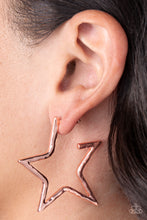 Load image into Gallery viewer, Paparazzi 🔆 All-Star Attitude - Copper Earrings