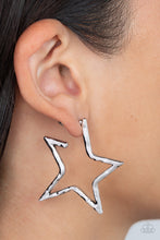 Load image into Gallery viewer, Paparazzi 🔆 All-Star Attitude - Silver Earrings