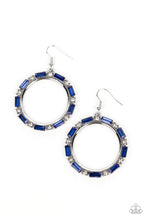 Load image into Gallery viewer, oak-sisters-jewelry-gritty-glow-blue-earrings-paparazzi-accessories-by-lisa